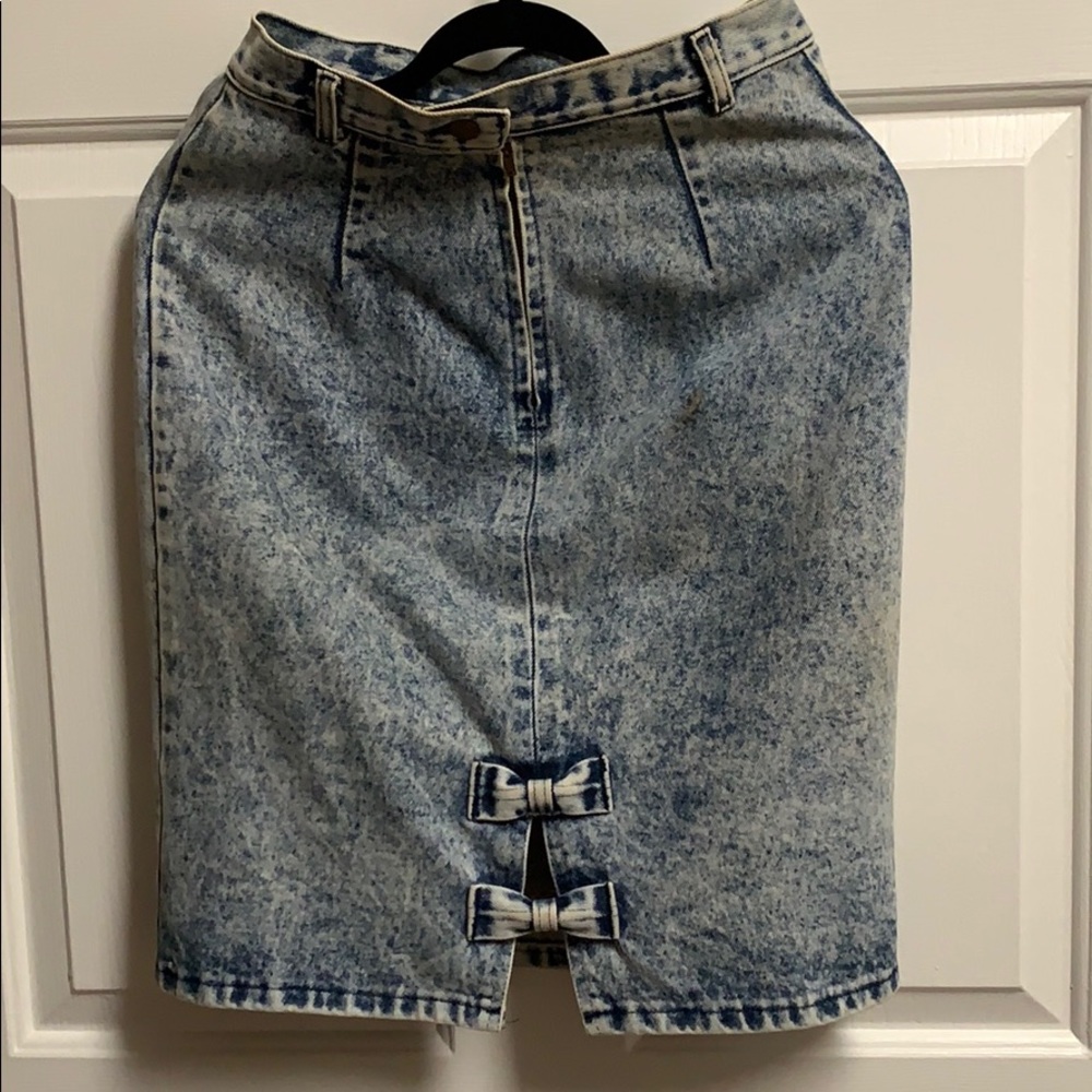 Cutest denim skirt you’ll ever see!